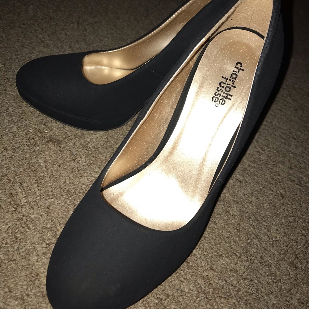 Black heels